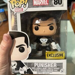 NEW! FunKo Punisher POP!
Marvel Punisher Exclusive Vinyl Bobble Head #80